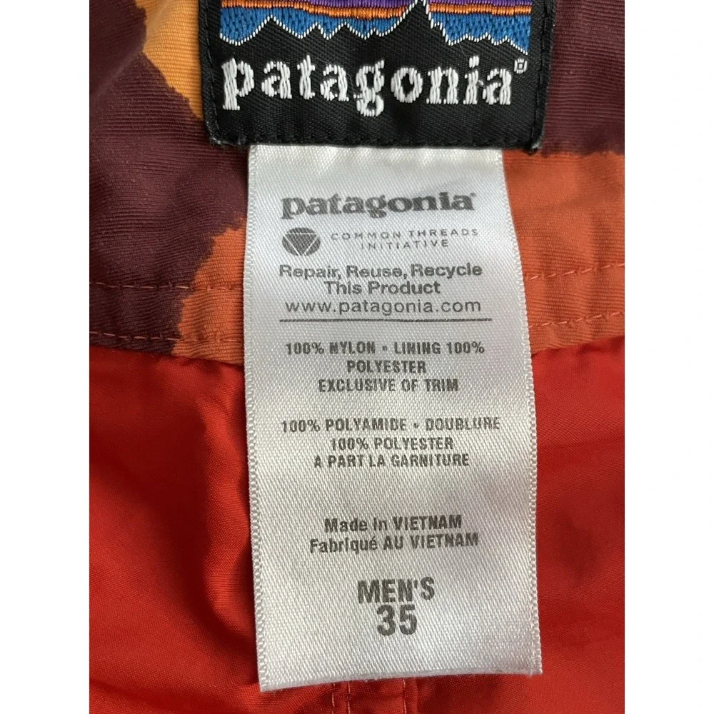 Patagonia Mens Orange Purple Floral 9